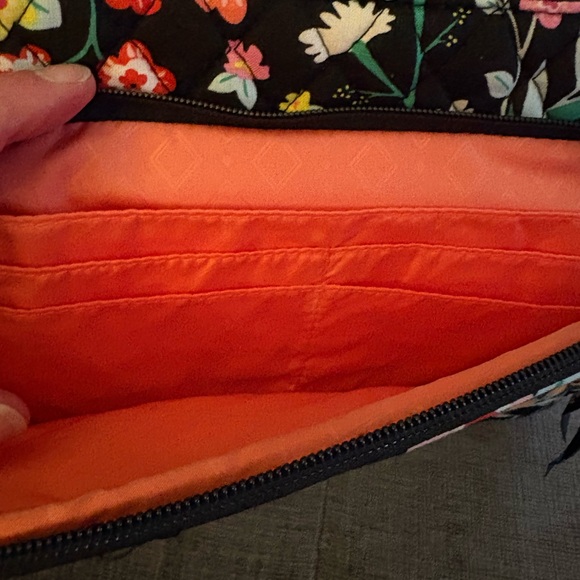 Vera Bradley Black Floral Crossbody Bag - Picture 3 of 6